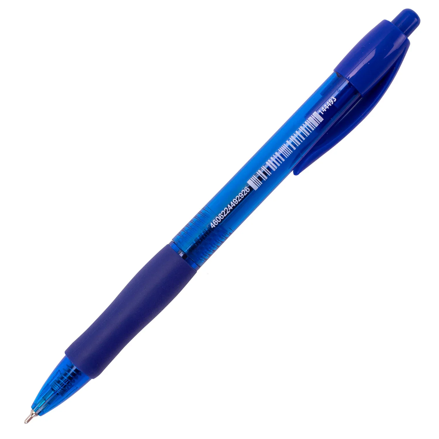 Авторучка с грипом BRAUBERG синяя